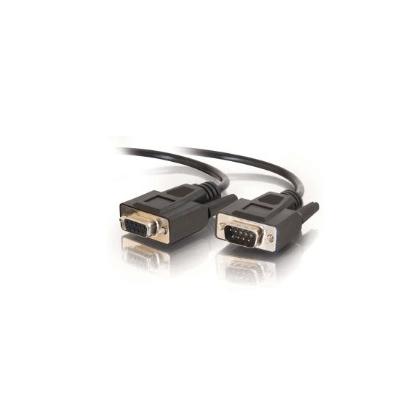 1m DB9 RS232 M/F Extension Cable - Black